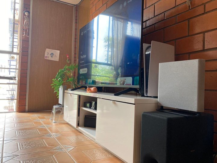 Una fotografía del teatro en casa Sony Bravia Quad.