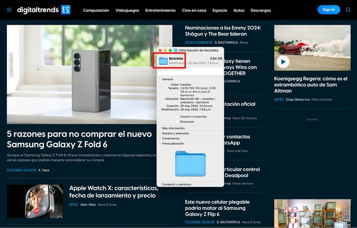 Guía para cambiar el color de las carpetas en Mac OS.