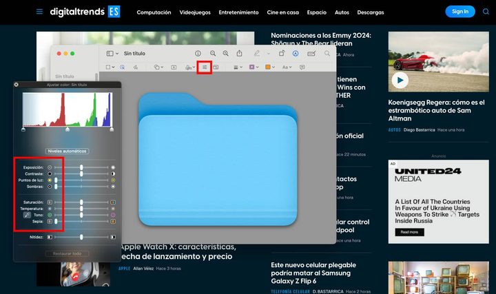 Guía para cambiar el color de las carpetas en Mac OS.