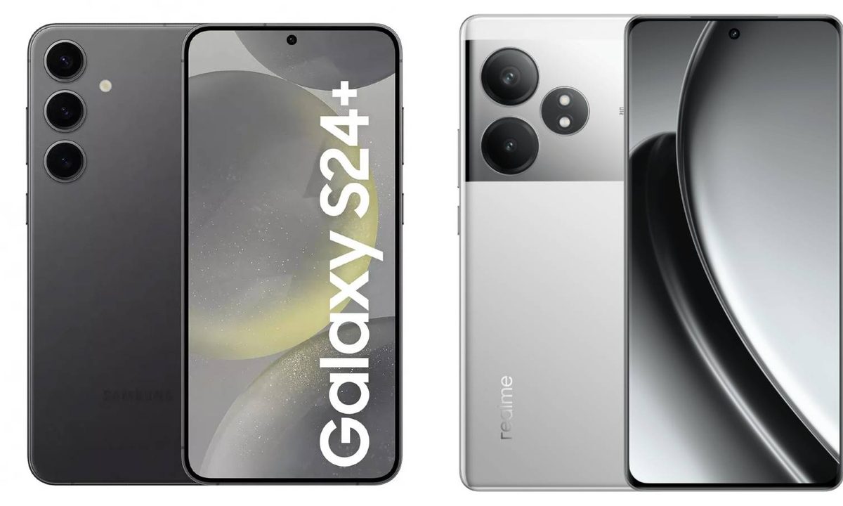 Comparativa del Galaxy S24 Plus vs Realme GT6.