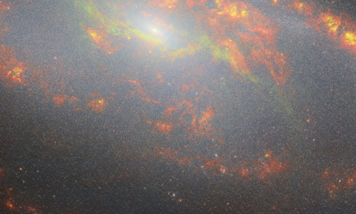 james webb galaxia messier 106