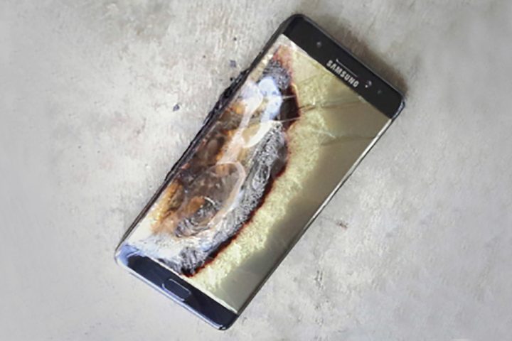 Samsung Galaxy Note 7 explosión (2016)