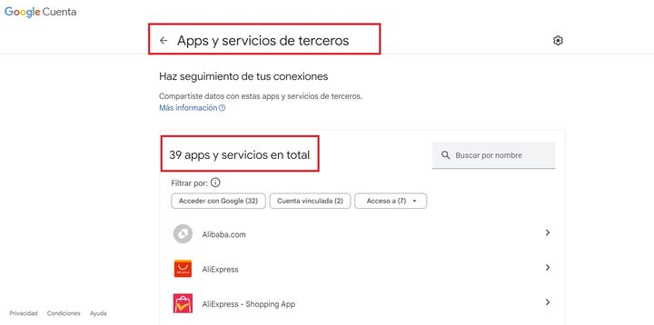Cómo eliminar cuentas que ya no uso y que están ligadas a Google.