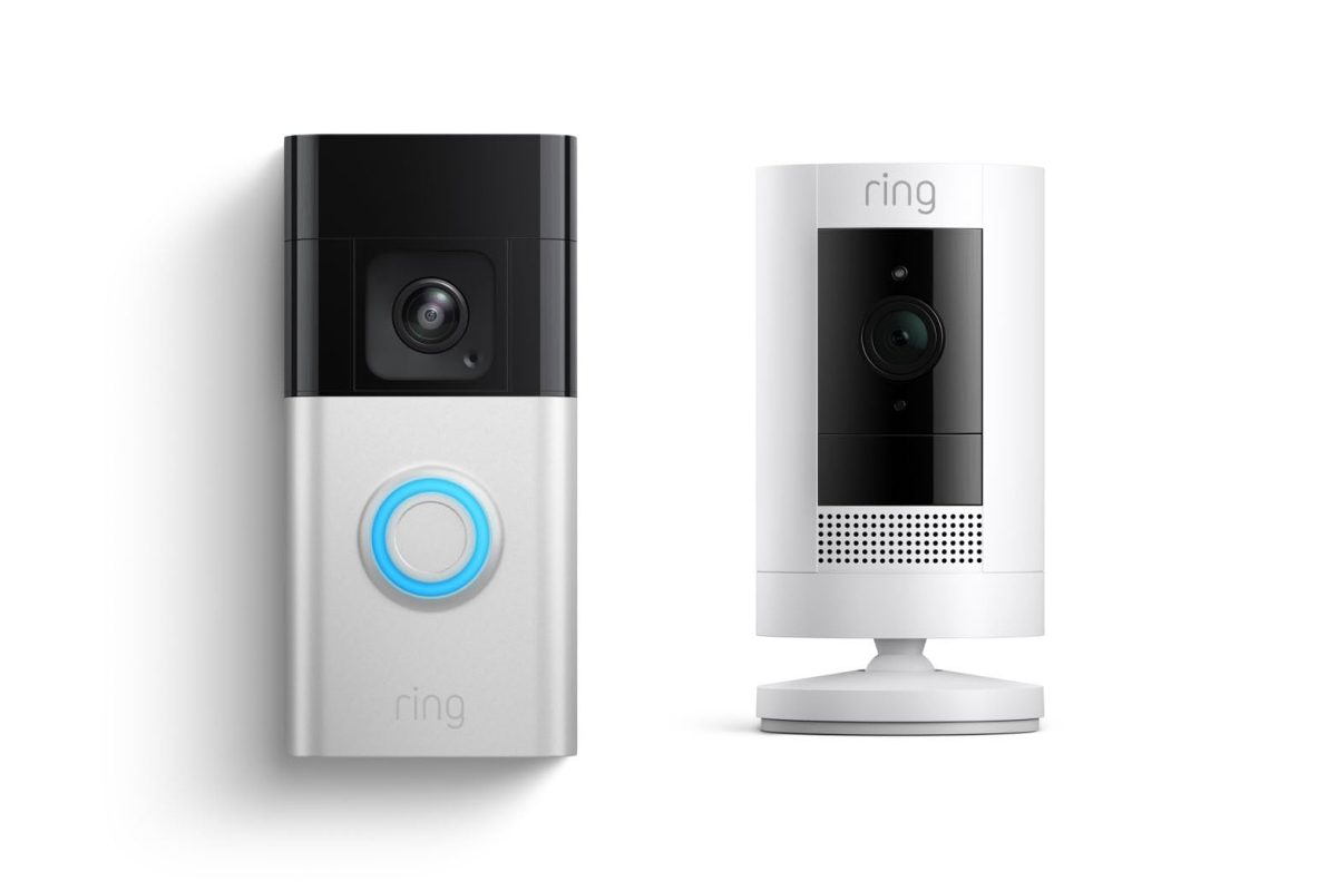 9 Ring Battery Doorbell Pro con Ring Stick Up