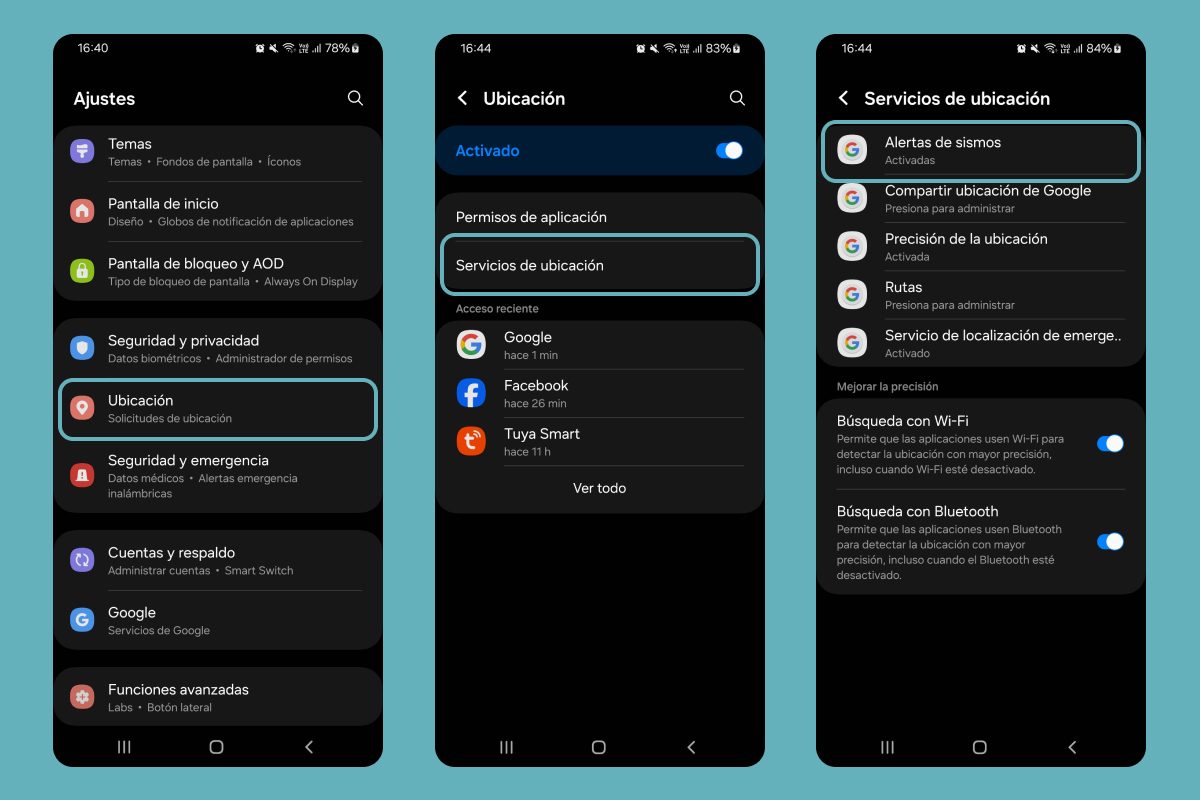 Alerta sismica Google celular Android