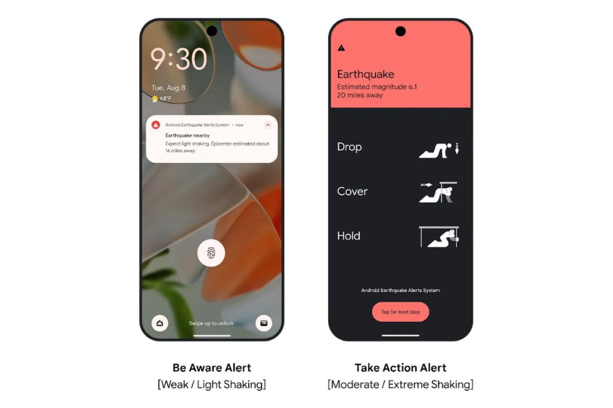 Alerta sismica Google celular Android
