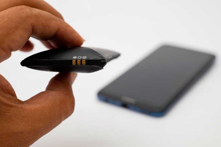 Batería hinchada celular