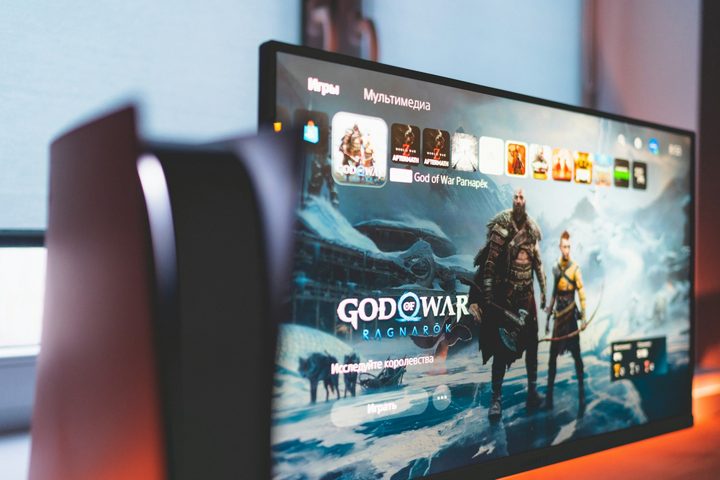 God of War Ragnarok PS5 TV para juegos