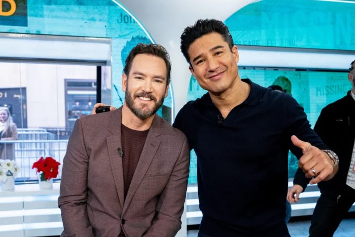 Mark-Paul Gosselaar and Mario Lopez on TODAY Tuesday. Nathan Congleton TODAY.