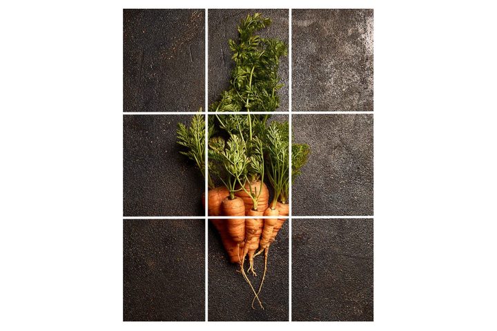 Regla de los tres tercios, cuadrículas en cámaras.