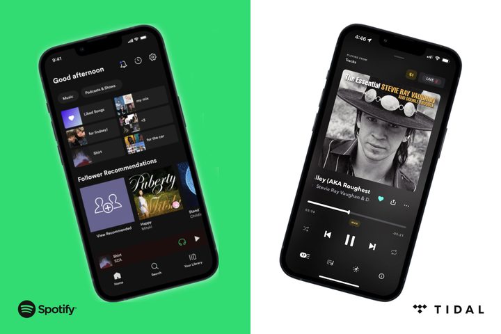 Spotify vs Tidal Portada