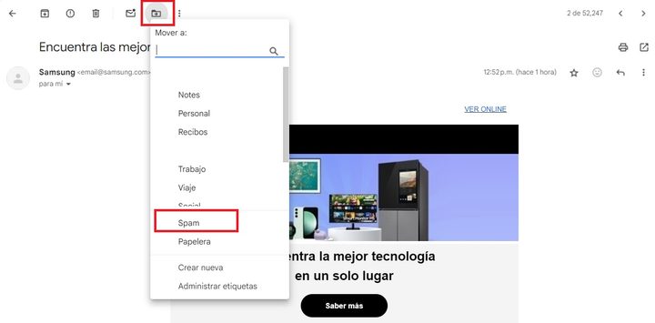Cómo dejar de recibir correos de suscripciones.