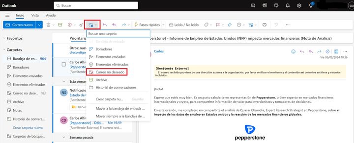 Cómo dejar de recibir correos de suscripciones.