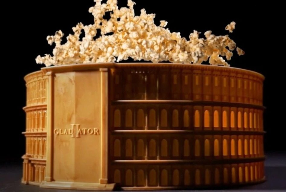 gladiador 2 cubo de palomitas maiz coliseo