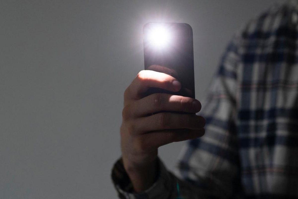 Flash flashlight smartphone