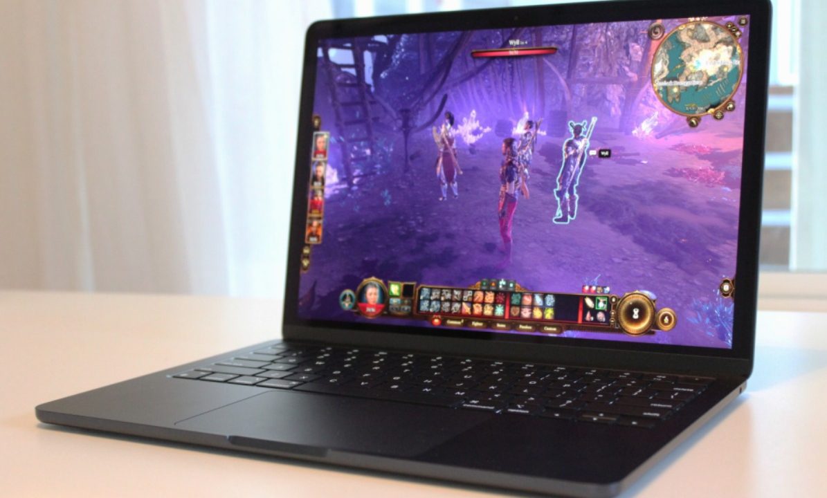 macbook de vidrio como se veria