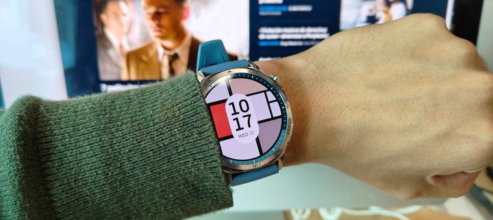 Una fotografía del Huawei Watch GT5.