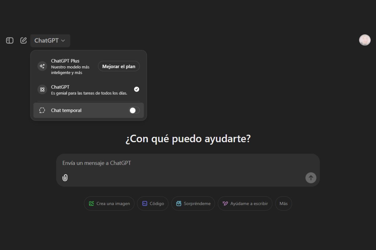 ChatGPT 3 chat temporal