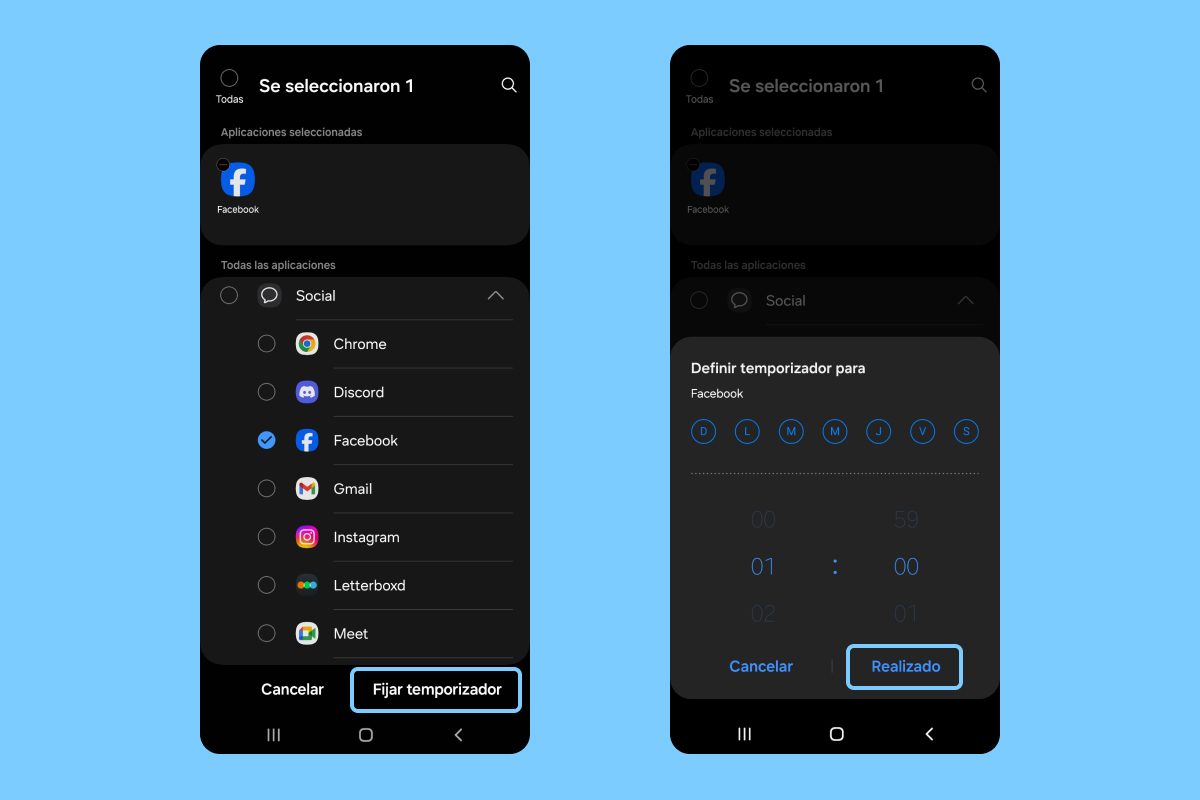 Cómo establecer límites de tiempo en tus aplicaciones en Android paso 3