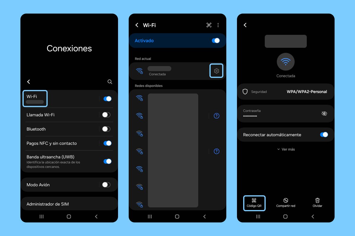 Comparte tu Wi-Fi con un código QR Android funciones ocultas