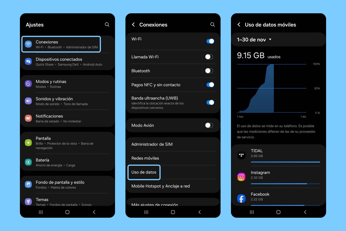 Espiar WhatsApp batería del celular y el consumo de datos 2
