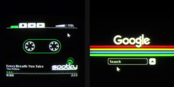 Google Spotify a&ntilde;os ochenta