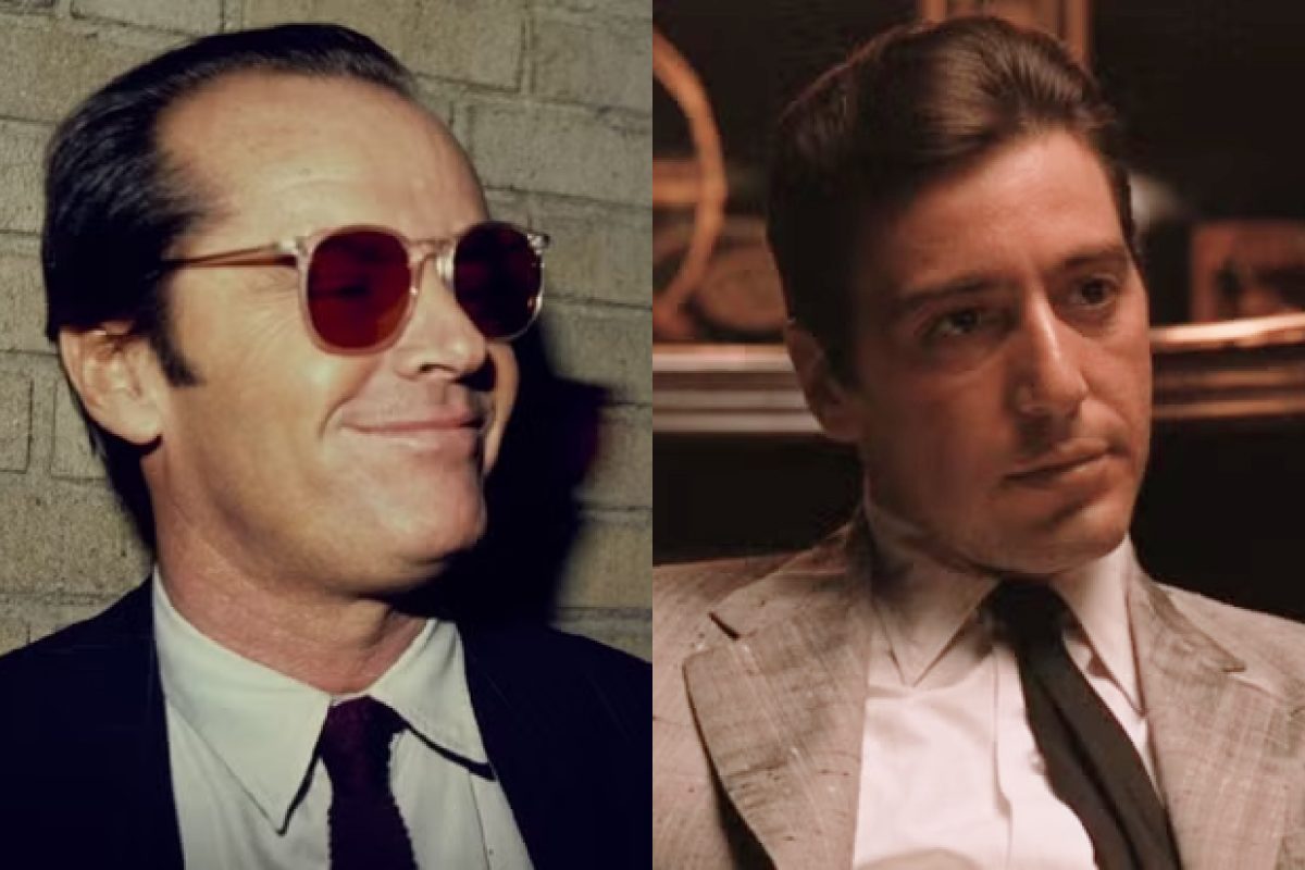 Jack Nicholson como Michael Corleone en El Padrino (1972)