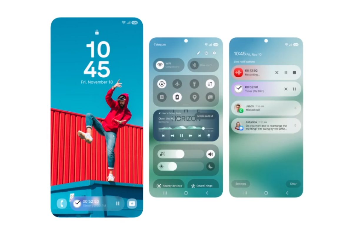 Panel Samsung ONE UI 7 Android Headlines