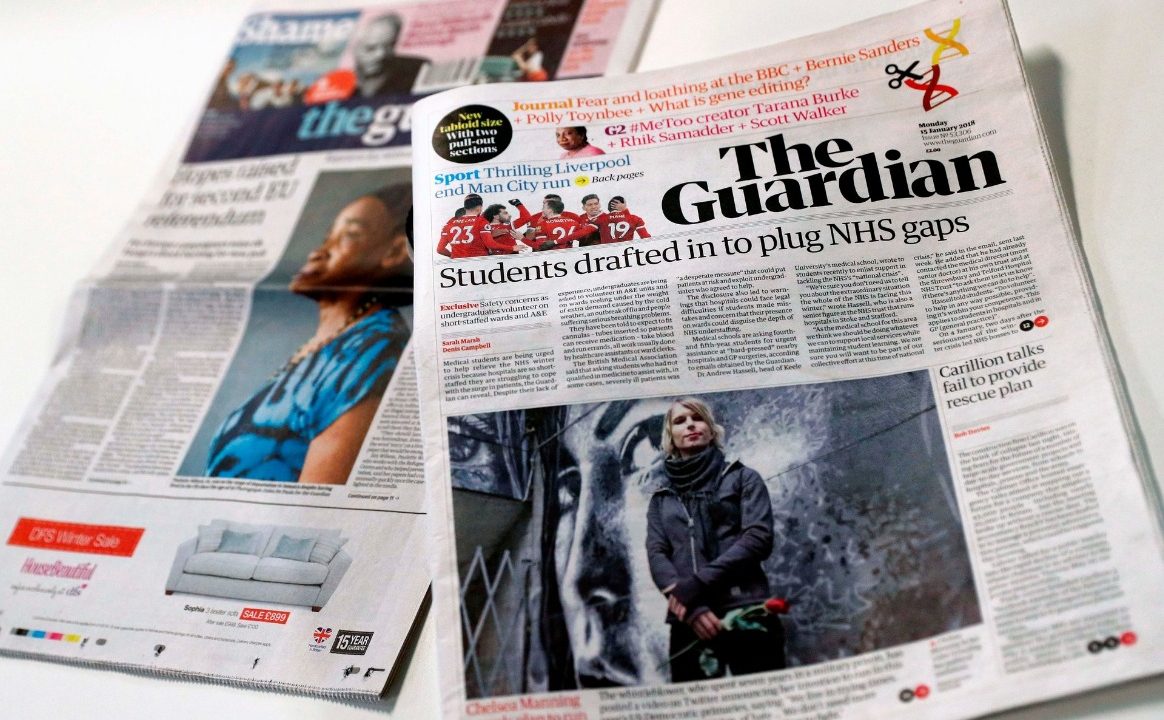 the guardian varios famosos dejan x