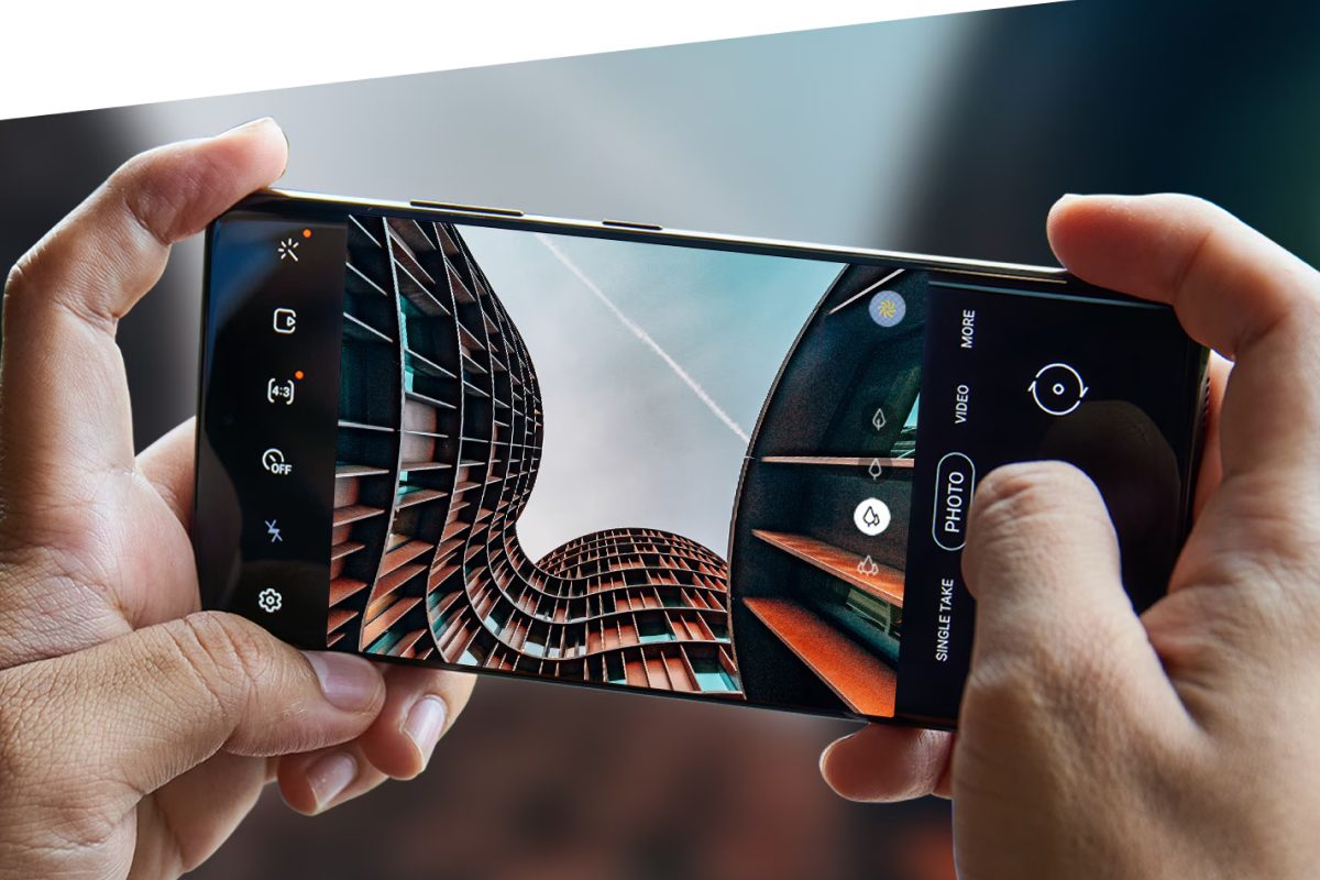 Tomando foto con el celular