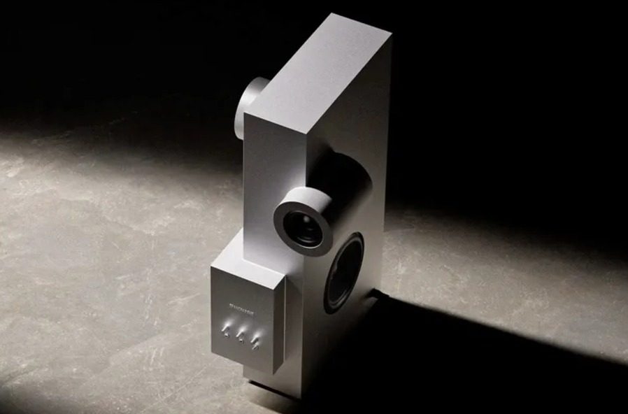 transparent altavoz inalambrico arquitectura brutalista