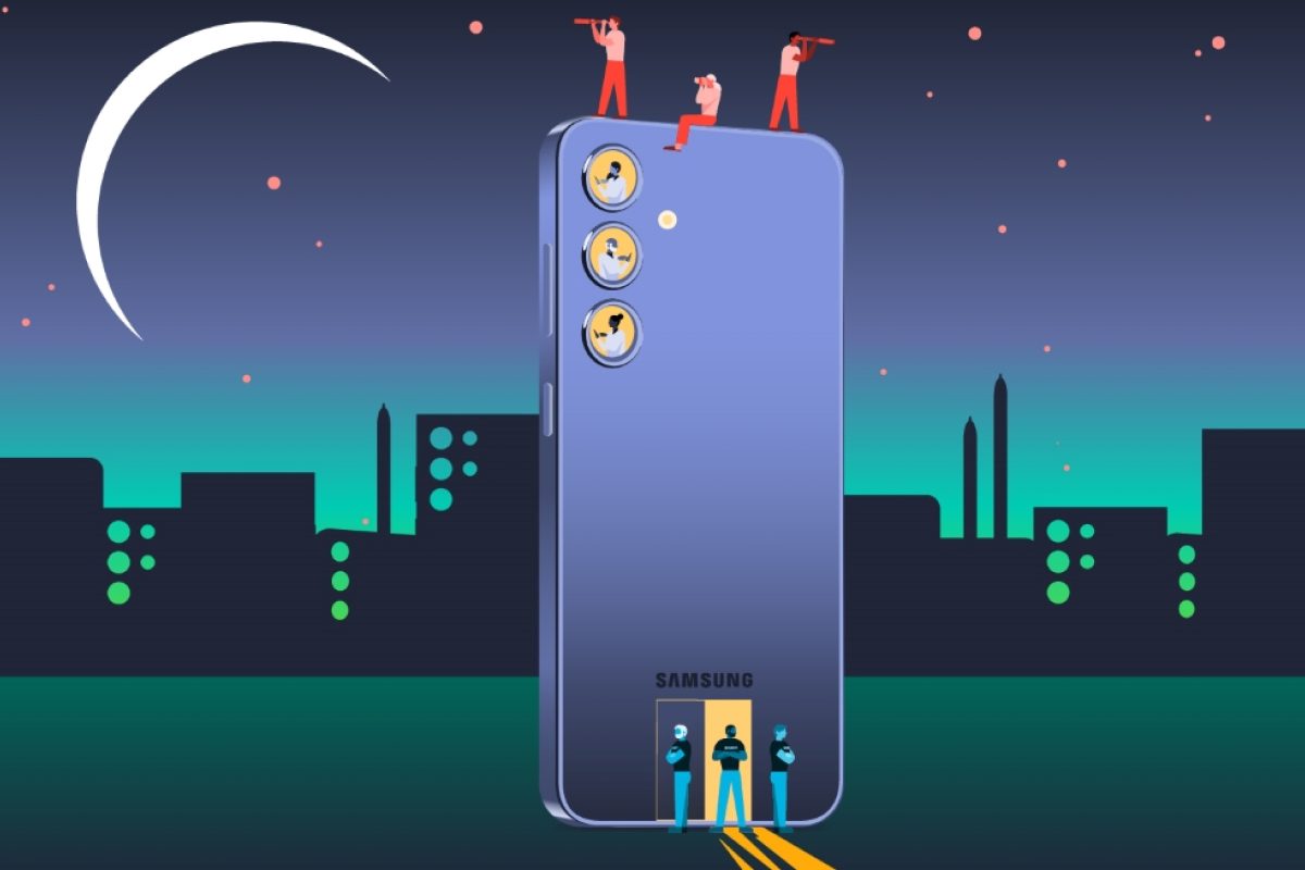 equipos Rojo, Azul y Morado Samsung