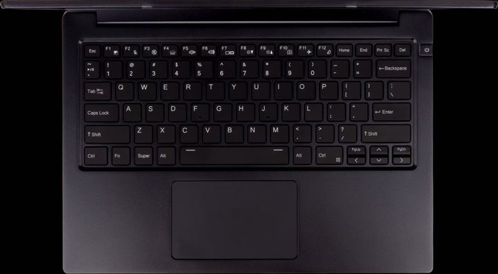 Una imagen de la laptop Lemur Pro con Linux.