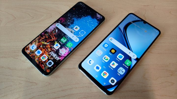 Comparativa del realme C63 y realme C61.