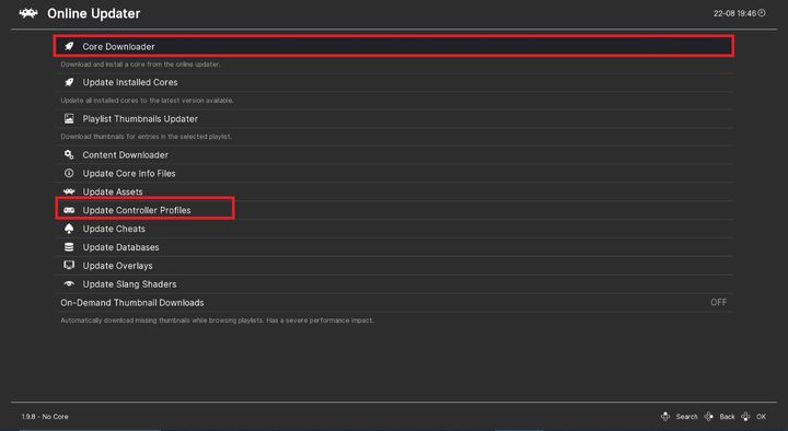 Cómo configurar RetroArch en una Android TV.