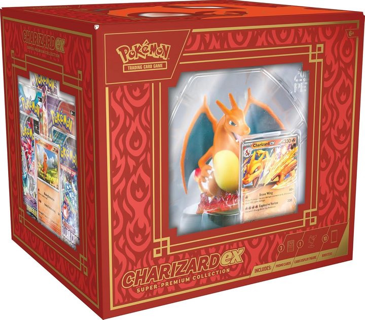 Una caja de Charizard de Pokémon TGC.
