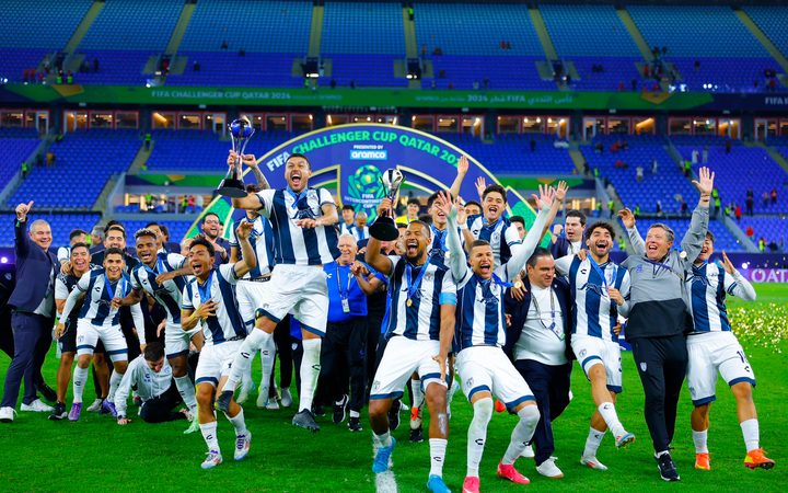 Una fotografía del Club de Futbol Pachuca.