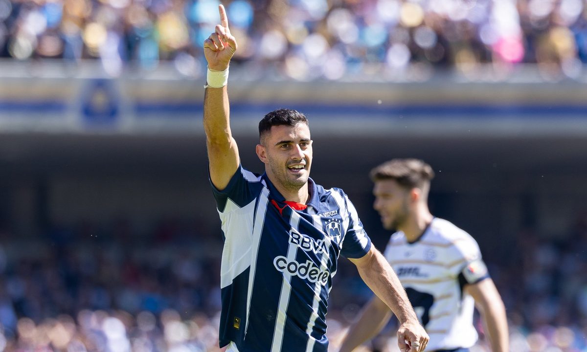 Un jugador del Club Monterrey.