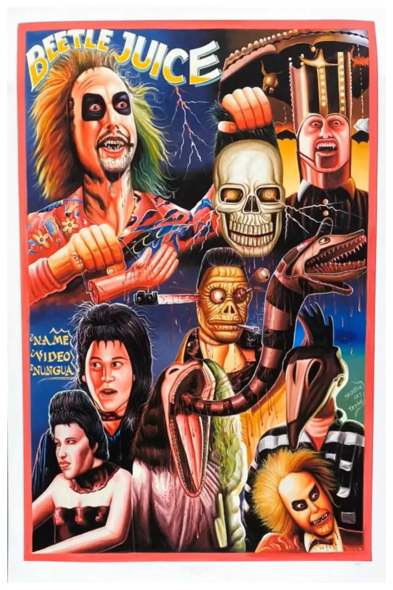 Beetlejuice - Carteles de cine ghaneses -