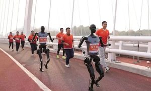 Robots en maratón