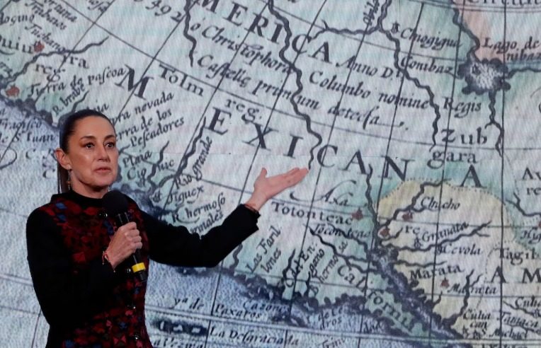 Claudia Sheinbaum-Golfo de México