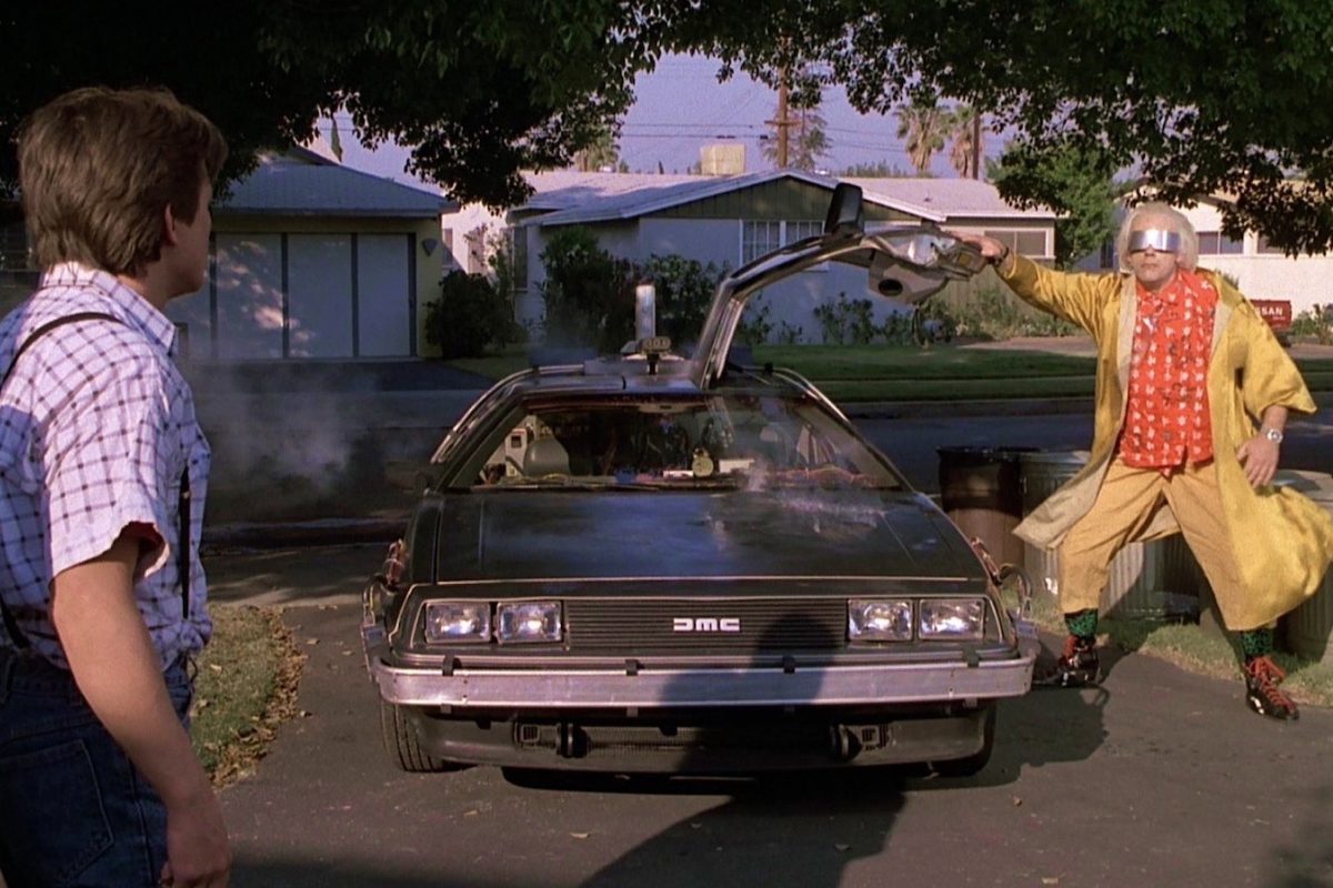 Delorean Volver al Futuro BTTF