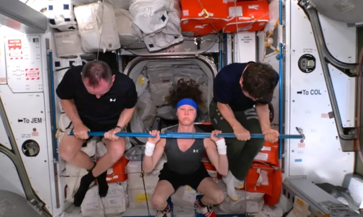 Astronautas ejercicio