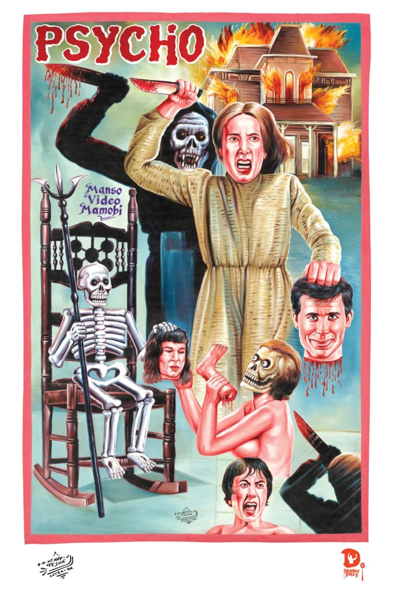 Psycho - Carteles de cine ghaneses -