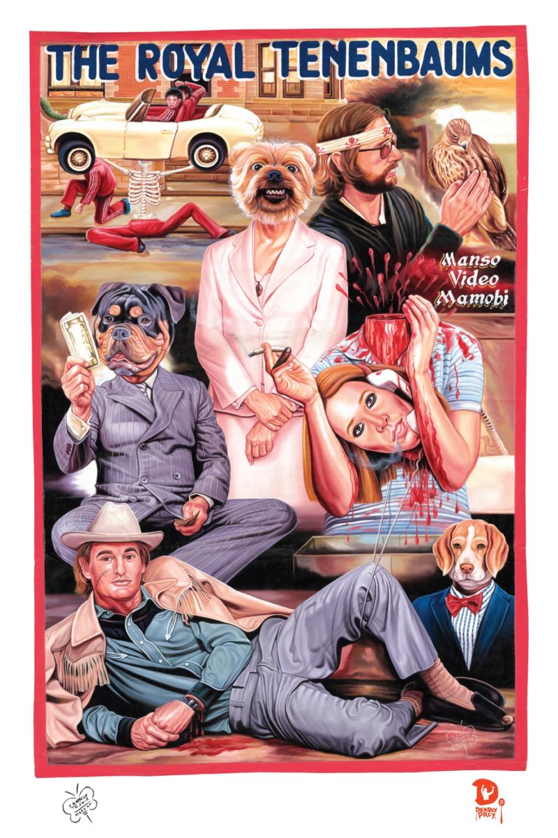 The Royal Tenenbaums - Carteles de cine ghaneses -