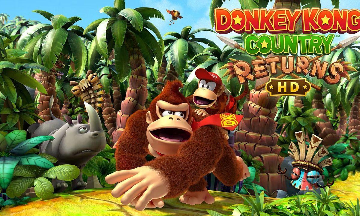 Una imagen de Donkey Kong Country Returns HD.