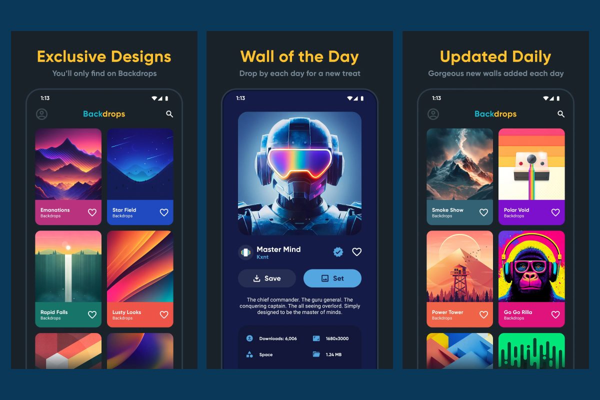 Backdrops app wallpaper Android