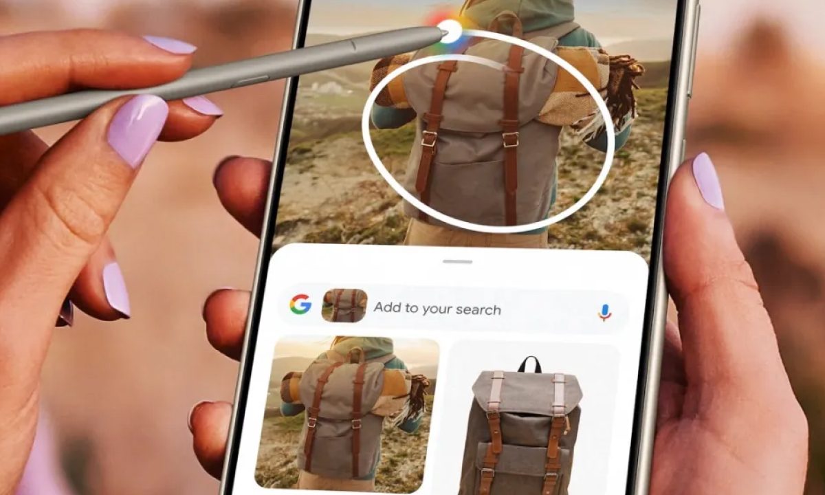 Circle to search en iOS Google