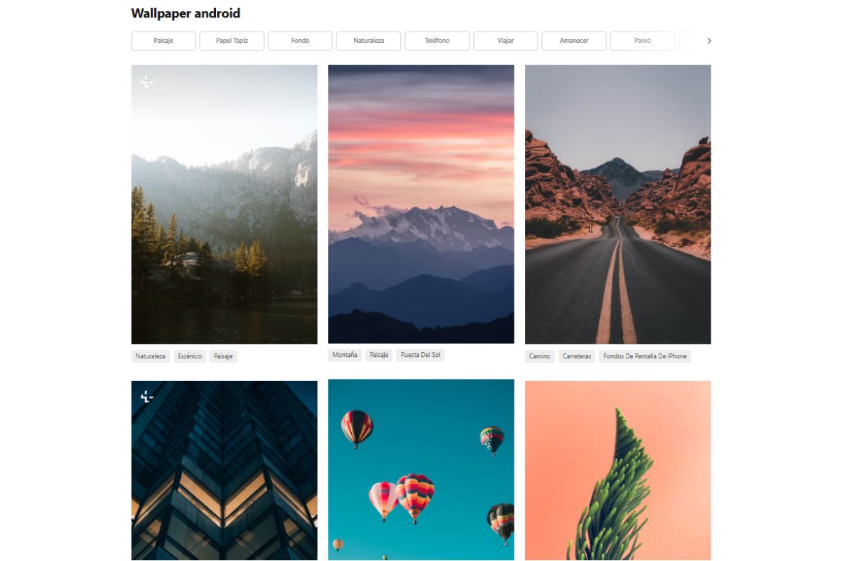 Unsplash wallpaper Android