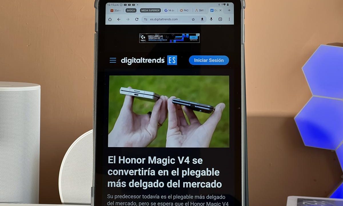 Fotografía de la tableta OSCAL Pad 100.